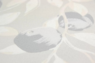 фото KM8501 Обои виниловые на флизелиновой основе Шафран мотив, серый, апельсины KЕРАМА МАРАЦЦИ КЕРАМА МАРАЦЦИ