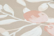 фото KM8502 Обои виниловые на флизелиновой основе Шафран мотив, бежевый, апельсины KЕРАМА МАРАЦЦИ КЕРАМА МАРАЦЦИ