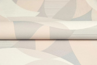 фото KM8505 Обои виниловые на флизелиновой основе Шафран мотив, бежевый, серый, листья KЕРАМА МАРАЦЦИ КЕРАМА МАРАЦЦИ