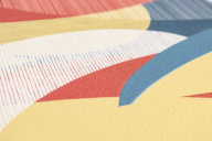 фото KM8507 Обои виниловые на флизелиновой основе Шафран мотив, разноцветный, синий KЕРАМА МАРАЦЦИ КЕРАМА МАРАЦЦИ