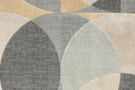 фото KM8510 Обои виниловые на флизелиновой основе Шафран мотив, черный, круги KЕРАМА МАРАЦЦИ КЕРАМА МАРАЦЦИ