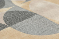 фото KM8510 Обои виниловые на флизелиновой основе Шафран мотив, черный, круги KЕРАМА МАРАЦЦИ КЕРАМА МАРАЦЦИ