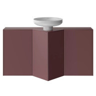 фото KMCACb45MMp0 Тумба-модуль Caravan/Караван хранение без боковин, подвесная 45, push/пуш, марокканский гранатовый КЕРАМА МАРАЦЦИ