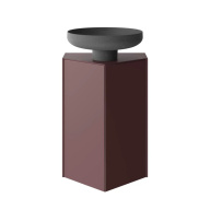 фото KMCACb50MMp0 Тумба-модуль Caravan/Караван под раковину со столеш. без боковин, подвесная 50, мароккан. гранатовый КЕРАМА МАРАЦЦИ