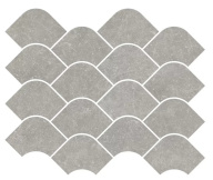 фото KMD2HID002BR Касабланка наборный серый матовый обрезной 30x25x0,9 декор КЕРАМА МАРАЦЦИ