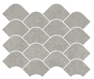 фото KMD2HID002BR Касабланка наборный серый матовый обрезной 30x25x0,9 декор КЕРАМА МАРАЦЦИ