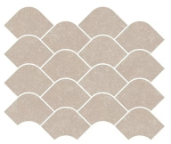 фото KMD2HID003BR Касабланка наборный бежевый светлый матовый обрезной 30x25x0,9 декор КЕРАМА МАРАЦЦИ