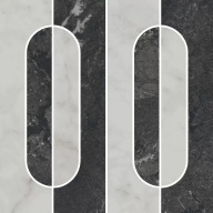 фото KMD2HID013GR Тубкаль наборный матовый обрезной 30x30x0,9 декор КЕРАМА МАРАЦЦИ