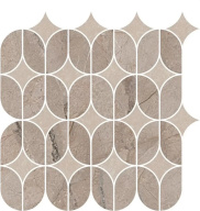 фото KMD2HID014BR Ифран наборный бежевый светлый глянцевый обрезной 30x32,5x0,9 декор КЕРАМА МАРАЦЦИ