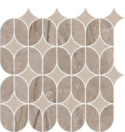 фото KMD2HID014BR Ифран наборный бежевый светлый глянцевый обрезной 30x32,5x0,9 декор КЕРАМА МАРАЦЦИ