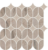фото KMD2HID014BR Ифран наборный бежевый светлый глянцевый обрезной 30x32,5x0,9 декор КЕРАМА МАРАЦЦИ