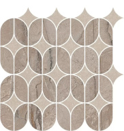 фото KMD2HID014BR Ифран наборный бежевый светлый глянцевый обрезной 30x32,5x0,9 декор КЕРАМА МАРАЦЦИ