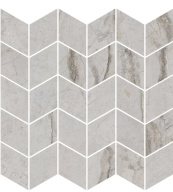 фото KMD2MSM007BR Ифран мозаичный серый светлый глянцевый обрезной 30x31,2x0,9 декор КЕРАМА МАРАЦЦИ