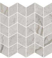 фото KMD2MSM007BR Ифран мозаичный серый светлый глянцевый обрезной 30x31,2x0,9 декор КЕРАМА МАРАЦЦИ