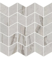 фото KMD2MSM007BR Ифран мозаичный серый светлый глянцевый обрезной 30x31,2x0,9 декор КЕРАМА МАРАЦЦИ