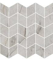 фото KMD2MSM007BR Ифран мозаичный серый светлый глянцевый обрезной 30x31,2x0,9 декор КЕРАМА МАРАЦЦИ