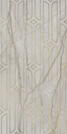 фото KMD3STA029BR Ифран серый светлый глянцевый обрезной 60x119,5x0,9 декор КЕРАМА МАРАЦЦИ