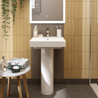 фото KMPRWb50GWh1 Раковина Pro/Про мебельная/подвесная 50, белая глянцевая КЕРАМА МАРАЦЦИ