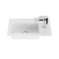 фото LA.wb.50 Раковина Lato/Лато встраиваемая сверху 50, белая глянцевая КЕРАМА МАРАЦЦИ