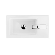 фото LA.wb.50 Раковина Lato/Лато встраиваемая сверху 50, белая глянцевая КЕРАМА МАРАЦЦИ