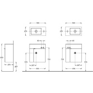 фото LAT.50.1/WHT Тумба Lato/Лато подвесная 50 с дверцей, белый глянцевый КЕРАМА МАРАЦЦИ