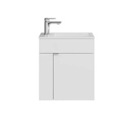 фото LAT.50.1/WHT Тумба Lato/Лато подвесная 50 с дверцей, белый глянцевый КЕРАМА МАРАЦЦИ