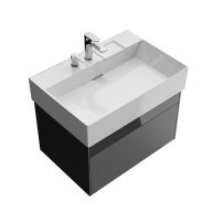 фото LO.70.2/ST Тумба Logica/Лоджика подвесная 2 ящика 70 см, стальной серый КЕРАМА МАРАЦЦИ