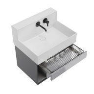 LO.M.65/GRAY Тумба Logica M/Лоджика М подвесная 2 выдвижных ящика 65, серый КЕРАМА МАРАЦЦИ фото LO.M.65/GRAY Тумба Logica M/Лоджика М подвесная 2 выдвижных ящика 65, серый КЕРАМА МАРАЦЦИ