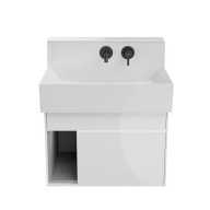 фото LO.M.65/WHT Тумба Logica M/Лоджика М подвесная 2 выдвижных ящика 65, белоснежный КЕРАМА МАРАЦЦИ