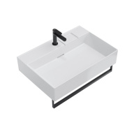 фото LO.wb.70.1 Раковина Logica/Лоджика мебельная/подвесная с одним отверстием 70, белая глянцевая КЕРАМА МАРАЦЦИ