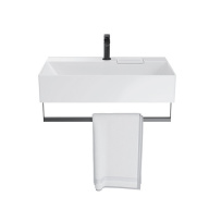 фото LO.wb.70.1 Раковина Logica/Лоджика мебельная/подвесная с одним отверстием 70, белая глянцевая КЕРАМА МАРАЦЦИ