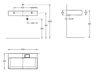 фото LO.wb.90.0 Раковина Logica/Лоджика мебельная/подвесная без отверстий 90, белая глянцевая КЕРАМА МАРАЦЦИ