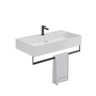 фото LO.wb.90.1 Раковина Logica/Лоджика мебельная/подвесная с одним отверстием 90, белая глянцевая КЕРАМА МАРАЦЦИ