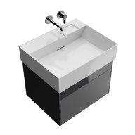 LOG.60.2/ST Тумба Logica/Лоджика подвесная 2 ящика 60 см, стальной серый КЕРАМА МАРАЦЦИ фото LOG.60.2/ST Тумба Logica/Лоджика подвесная 2 ящика 60 см, стальной серый КЕРАМА МАРАЦЦИ