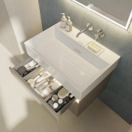 фото LOG.70.2/SAN Тумба Logica/Лоджика подвесная 2 ящика 70 см, песчаный КЕРАМА МАРАЦЦИ