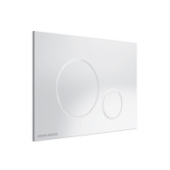 фото M670KM Кнопка управления для скрытых систем инсталляции, белый-глянец (круглая) КЕРАМА МАРАЦЦИ