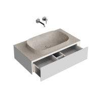 фото MA.90.1/MGR.M Тумба Magica/Маджика подвесная 90, 1 ящик, утренний серый матовый КЕРАМА МАРАЦЦИ