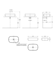 фото MA.wb.65/STG Раковина Magica/Маджика накладная 65 с донным клапаном, серый камень КЕРАМА МАРАЦЦИ