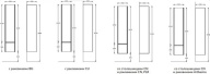 фото MO.165/WHT Пенал Modula/Модула подвесной 165 с дверцей и ящиком, белый глянцевый КЕРАМА МАРАЦЦИ