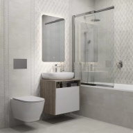 фото MO.wc.02 Унитаз Modula/Модула подвесной безободковый с крепежом, белый глянцевый КЕРАМА МАРАЦЦИ
