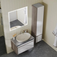 фото MOD.165/AR Пенал Modula/Модула подвесной 165 с дверцей и ящиком, арабика КЕРАМА МАРАЦЦИ