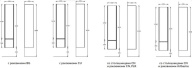 фото MOD.165/WHT Пенал Modula/Модула подвесной 165 с дверцей и ящиком, белый глянцевый КЕРАМА МАРАЦЦИ