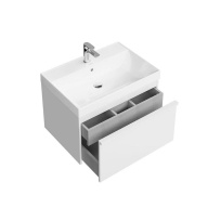 фото MOD.70.1+1/WHT Тумба Modula/Модула подвесная 70 с ящиком 1+1, белая глянцевая КЕРАМА МАРАЦЦИ