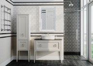 фото PL.C.mi.65/WHT Зеркало Plaza Classic/Плаза Классик 65, белое матовое КЕРАМА МАРАЦЦИ