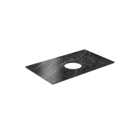 фото PL1.VT93/80T Спец. изделие декоративное для накладных раковин Риальто 80 см, серый темный лаппатированный КЕРАМА МАРАЦЦИ