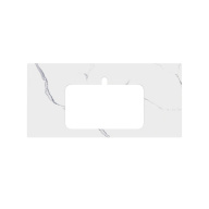 фото PL2.SG50008220R/100 Спец. изделие декоративное для раковин, встраиваемых сверху Монте Тиберио 100 см, белый натуральный КЕРАМА МАРАЦЦИ