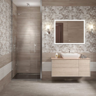 фото PLB.M.120.3/OAK.O Тумба Plaza Modern/Плаза Модерн подвесная 120 дуб орегон 3 ящика КЕРАМА МАРАЦЦИ