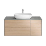фото PLB.M.120.3/OAK.V Тумба Plaza Modern/Плаза Модерн подвесная 120 дуб виченца 3 ящика КЕРАМА МАРАЦЦИ