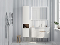 фото PLB.M.170/WHT Пенал Plaza Modern/Плаза Модерн подвесной 170 белый 2 дверцы push/пуш КЕРАМА МАРАЦЦИ