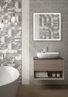 фото PLB.M.80.1/OAK.O Тумба Plaza Modern/Плаза Модерн подвесная 80 дуб орегон 1 ящик + полка КЕРАМА МАРАЦЦИ